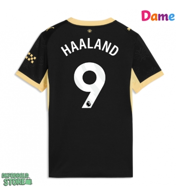 Manchester City Erling Haaland #9 Replika Udebanetrøje Dame 2026-27 Kortærmet